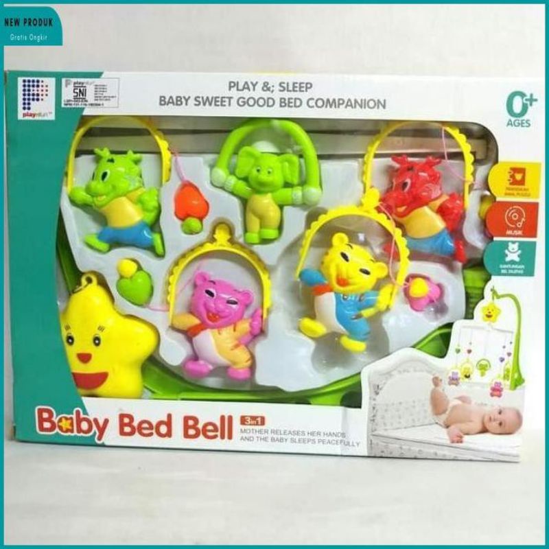 MUSICAL BABY BED BELL DUS D033B-C