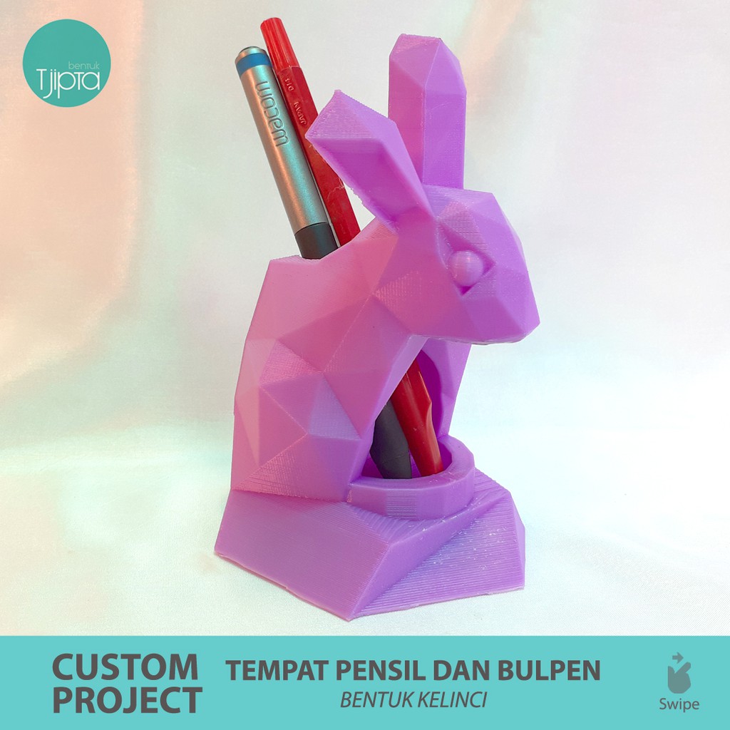 

Tempat Pensil Kelinci