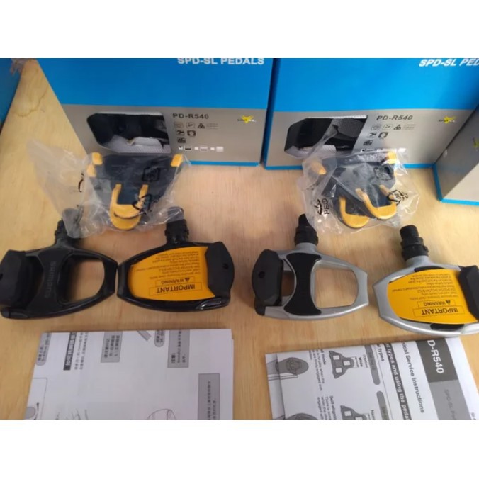 NEW pedal cleat shimano r540 road bike sepeda lipat