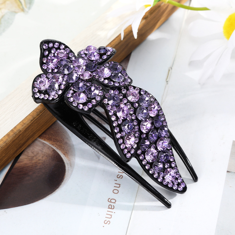 Korean Rhinestone Hair Clip Fashion Elegant Duckbill Clip Hairpin Women Hair Accessories