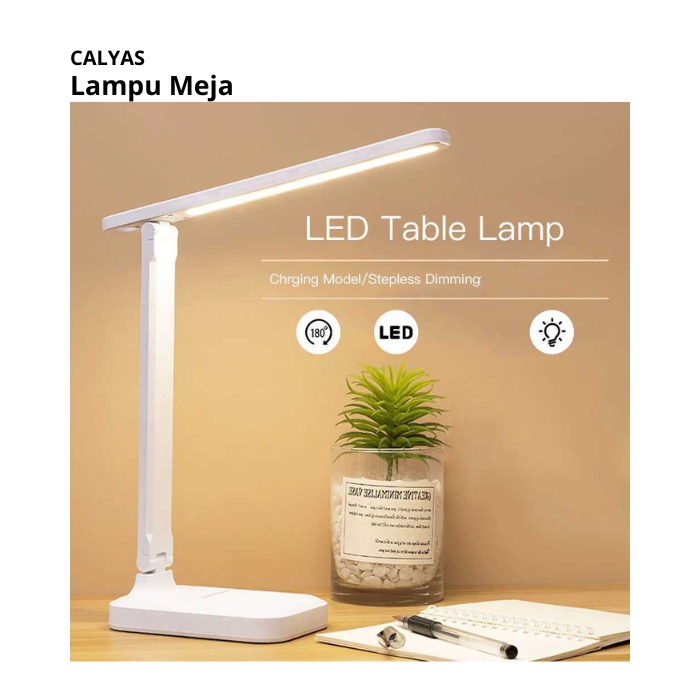 Lampu Meja Belajar Desk Lamp USB 8 W