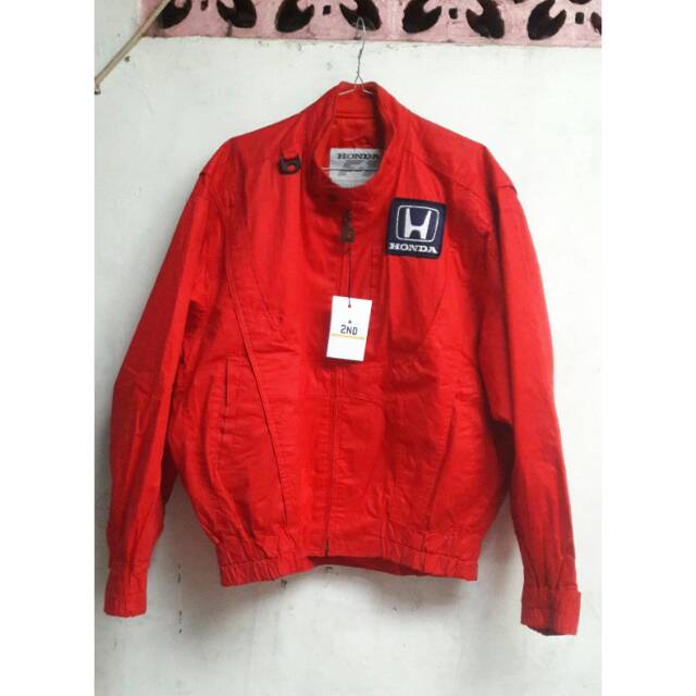 Jaket Honda F1Grand Prix Vintage not yamaha suzuki kawasaki kushitani nankai yellowcorn