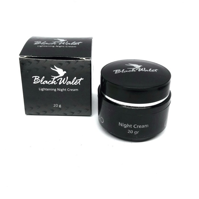 ✨ AKU MURAH ✨[NIGHT CREAM] Black Walet Lightening Night Cream / Original dan BPOM