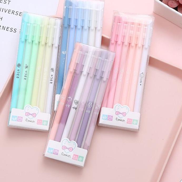 

Jangan Ragu Order Pulpen Gel Slim Polos ~ Pulpen Gel set ~ Pulpen pastel / Pen set isi 6 / Pulpen Murah set 6pcs,,