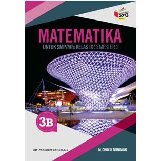 Buku Matematika 3b Smp Kelas Ix 9 M Cholik Adinawan Erlangga Shopee Indonesia