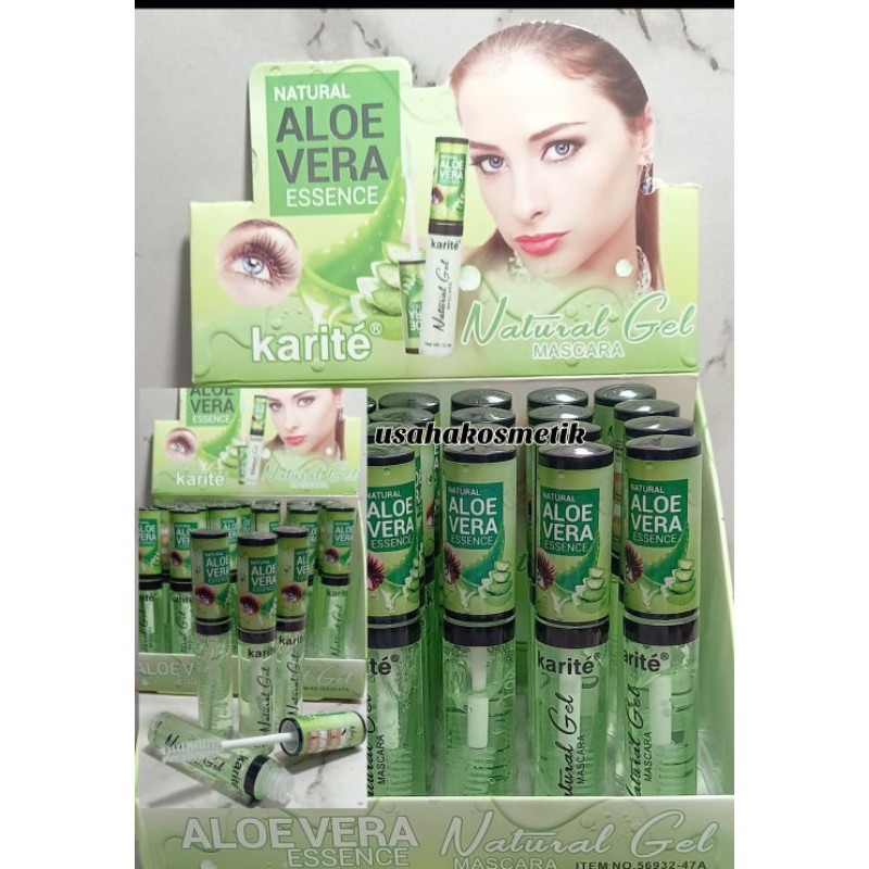 PROMO ECER !!! MASCARA NATURAL GEL KARITE PELENTIK BULU MATA MENGANDUNG VIT E NO.56932