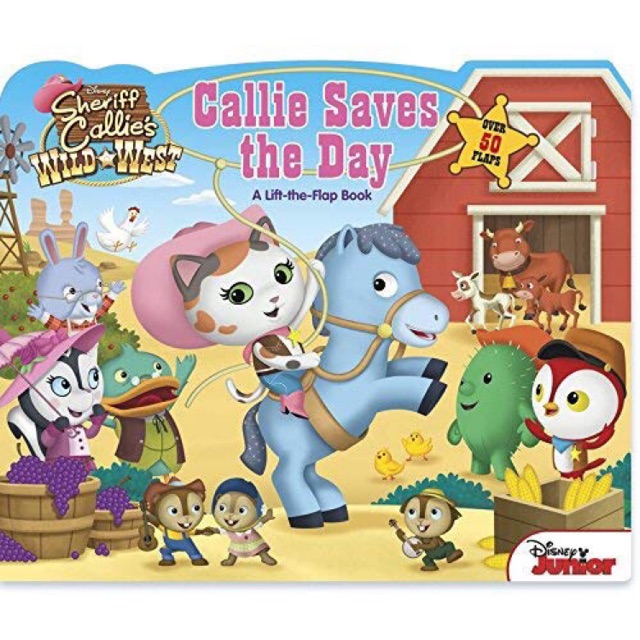 Buku Import USA Edukasi Interactive Flip Pop Up Callie Saves The Day