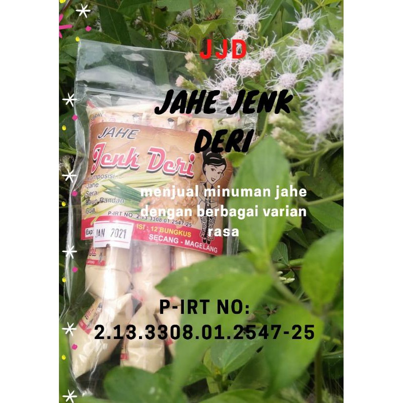 

jahe jenk deri serai pandan