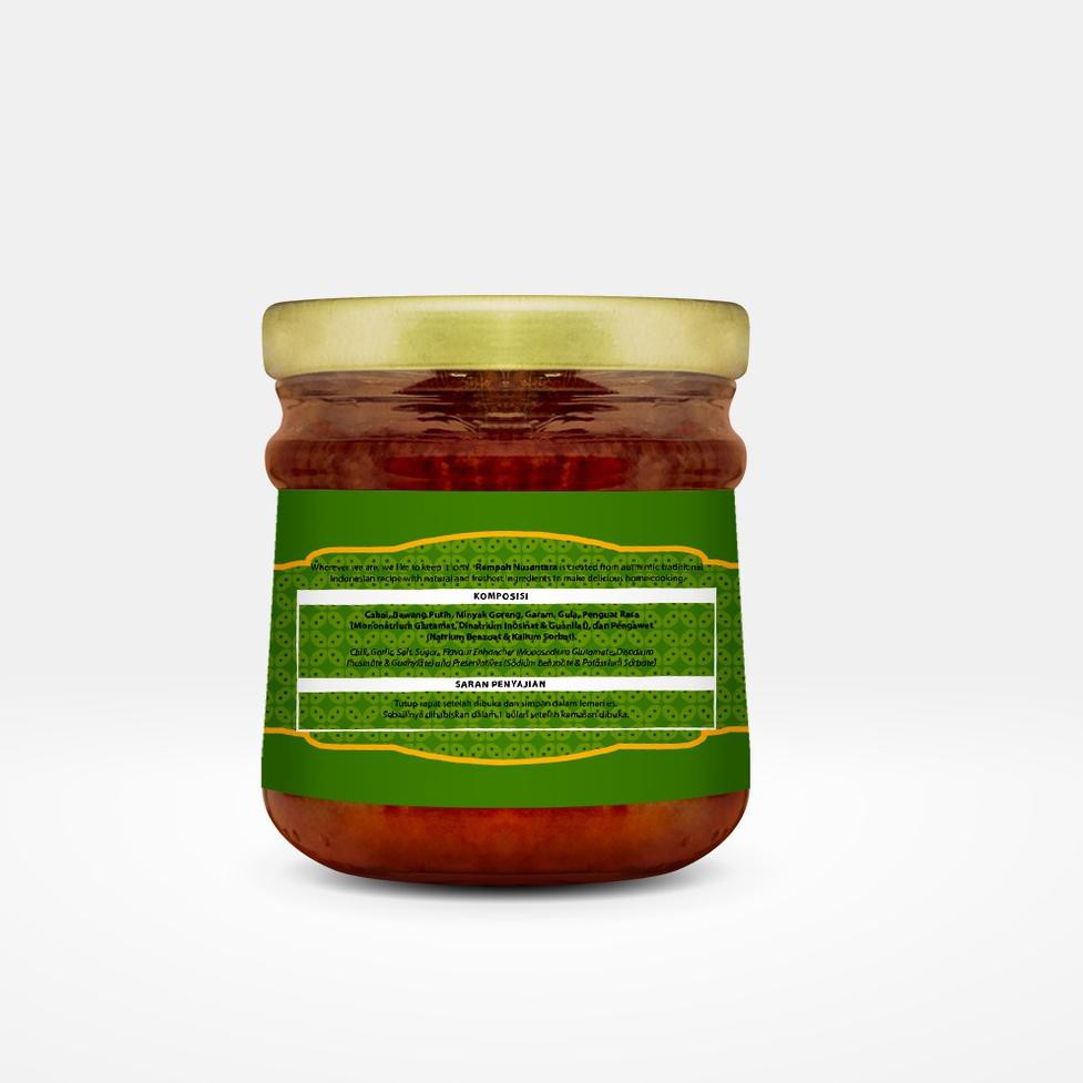 

*Diskon* ⇓ REMPAH NUSANTARA SAMBAL COCOL JAR 120GR ㍐ Terkini!!