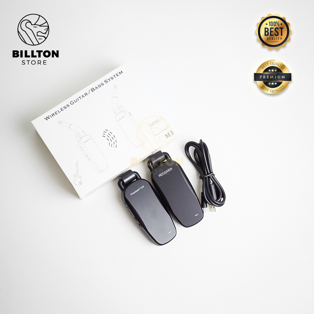 Jack Gitar Wireless Akustik Elektrik Bass Transmitter Receiver System Audio Jack Wireless