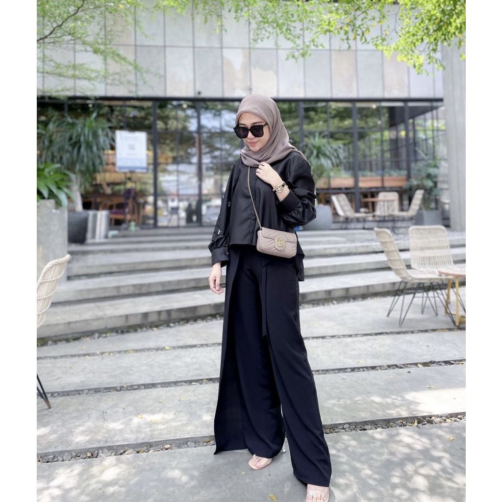 BEFAST - ZRX OOTD Kulot LAVINA / LIVA KULOT LAYER HITS OOTD / Celana Panjang Wanita / Fashion Wanita Kerja / Celana Kulot Casual / OOTD Remaja Wanita Kekinian / Keluaran Terbaru 2022 / Kulot Polos Formal / Trendy