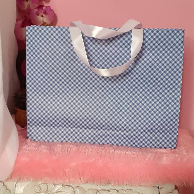 

Paper Bag Unyu Motif Kotak Biru
