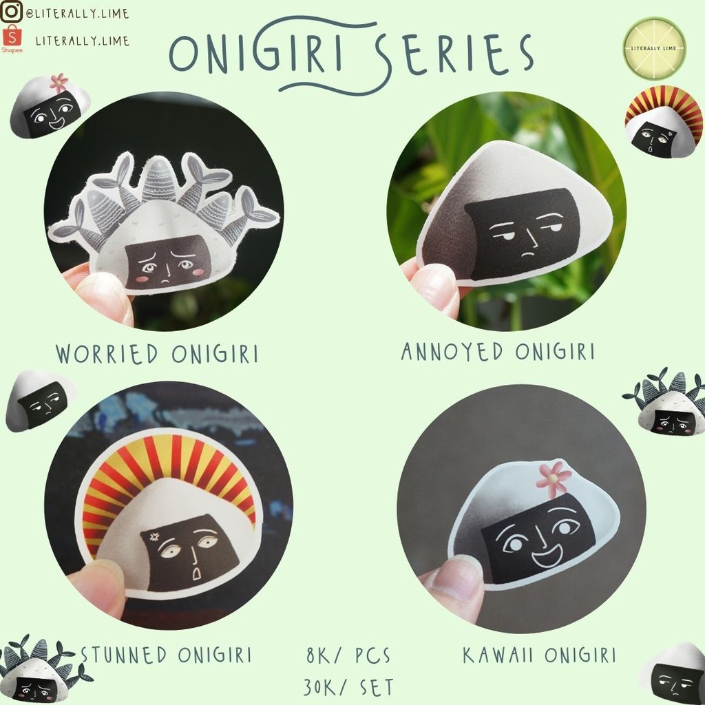 

Onigiri Stickers