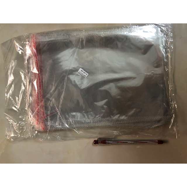 

OPP Plastik Bening Uk 20/21/22/23x27cm isi +/-100lembar