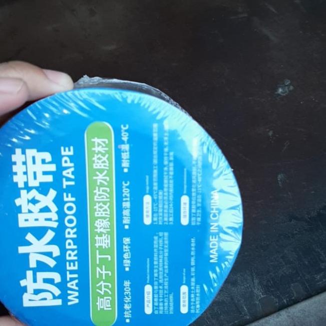 

◘ LAKBAN ANTIBOCOR WATERPROOF TAPE RUBBER ALUMINIUM LEBAR 3CM PANJANG 5M ♤