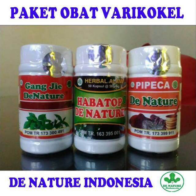 Obat varikokel herbal alami de nature Indonesia