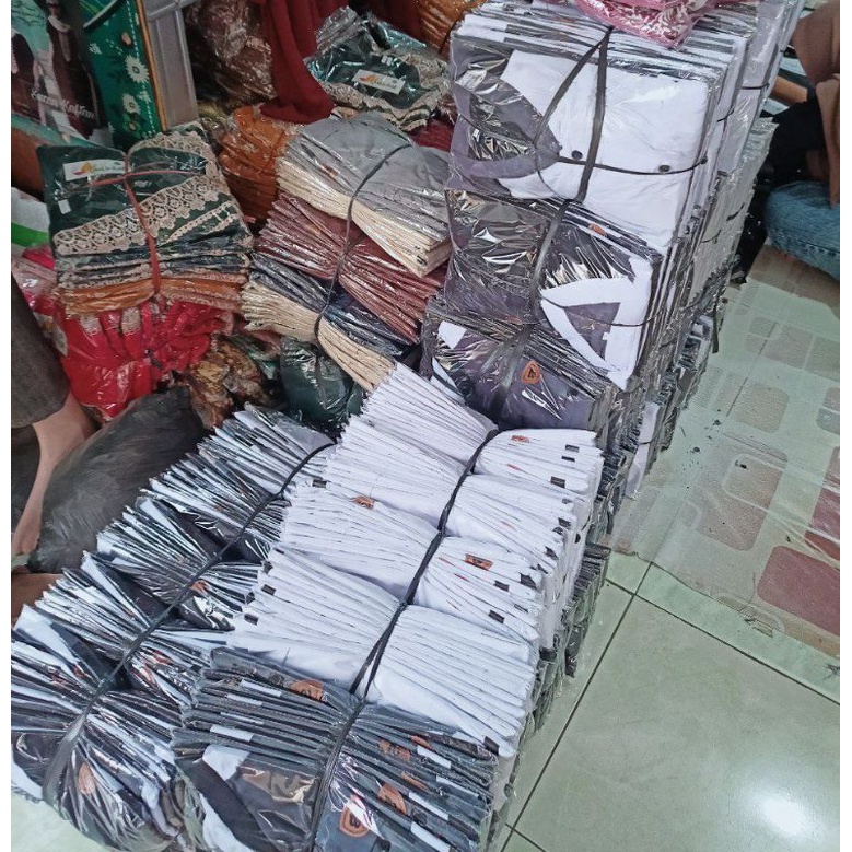 TERBARU Baju Koko Dewasa Kombinasi Terlaris Lengan Pendek Kerah Sanghai Bahan Toyobo M L XL