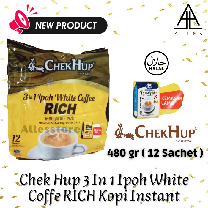 

Chek Hup White Coffe King/ Kopi Instant / White Coffe 600 gram