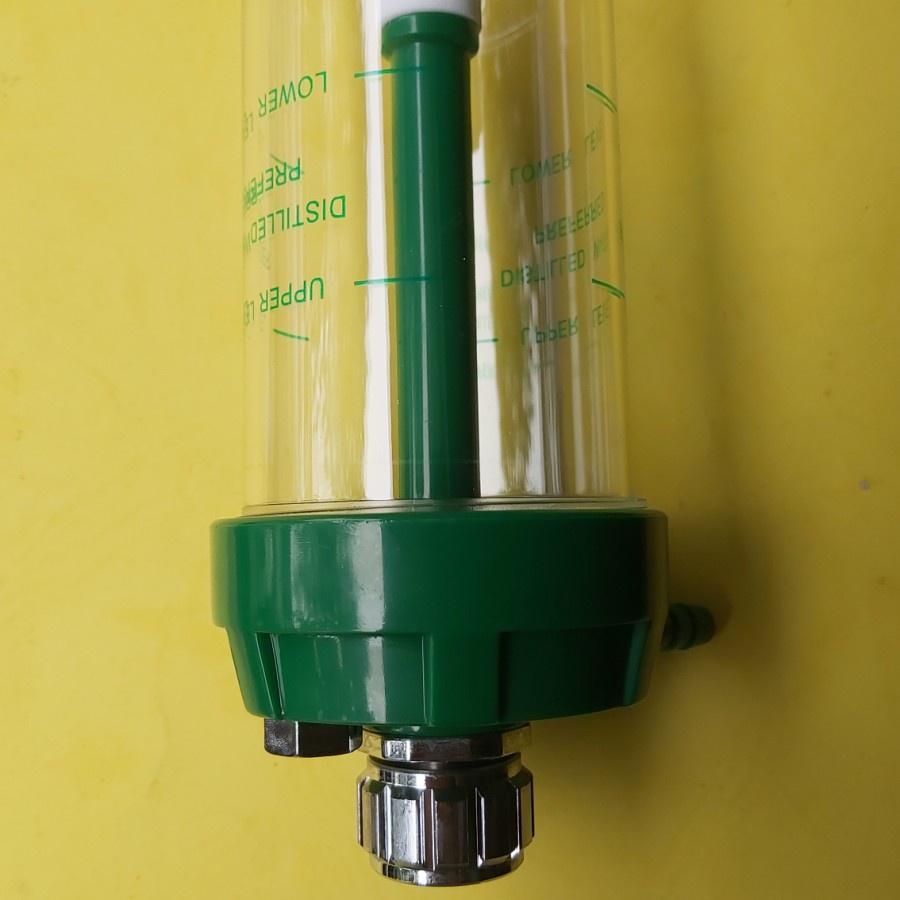 Botol Humidifier Penyaring Oksigen. l Tabung Humidifer Regulator.