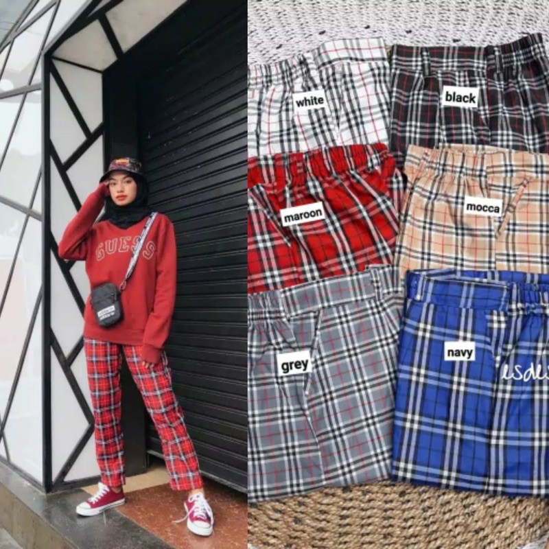 CASEY PANTS TARTAN / CELANA KOTAK