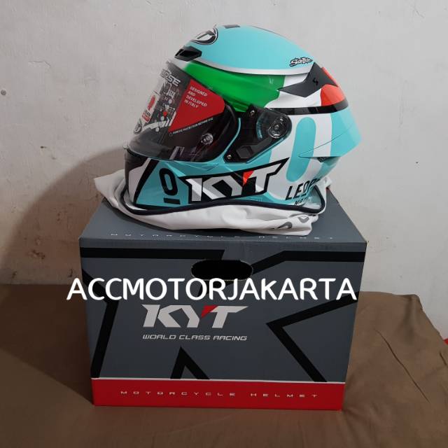 KYT TT Course Replica Dalla Porta Leopard Limited Edition SNI | Original KYT 100%