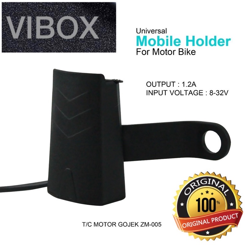 VIBOX CHARGER AKI MOTOR ZM005 1PORT USB WATERPROOF SERIES