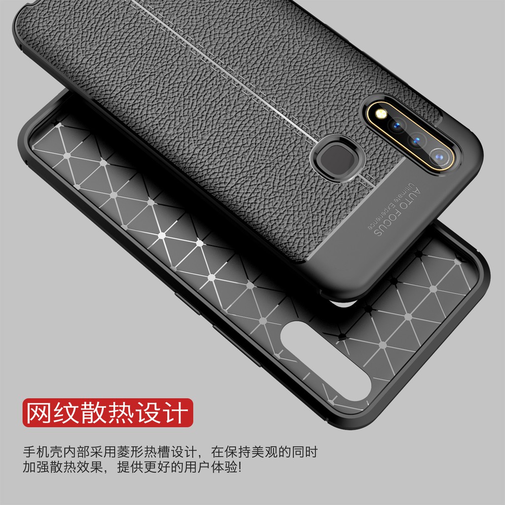 Case Vivo Y12 , Y15 , Y17 ,Y19 Ultra Slim Autofocus Leather Premium Softcase Casing