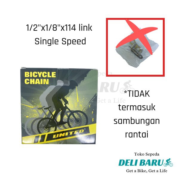 Rantai sepeda anak BMX fixie united