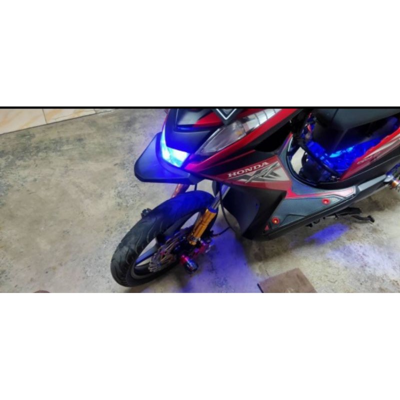 winglet beat fi / 2013 sampai 2014 lama aksesoris variasi custom motor honda