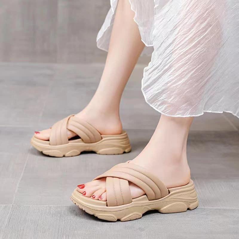 SANDAL WANITA JELLY FULL WEDGES DEWASA PEREMPUAN IMPOR TERMURAH KEKINIAN VIRAL 2022