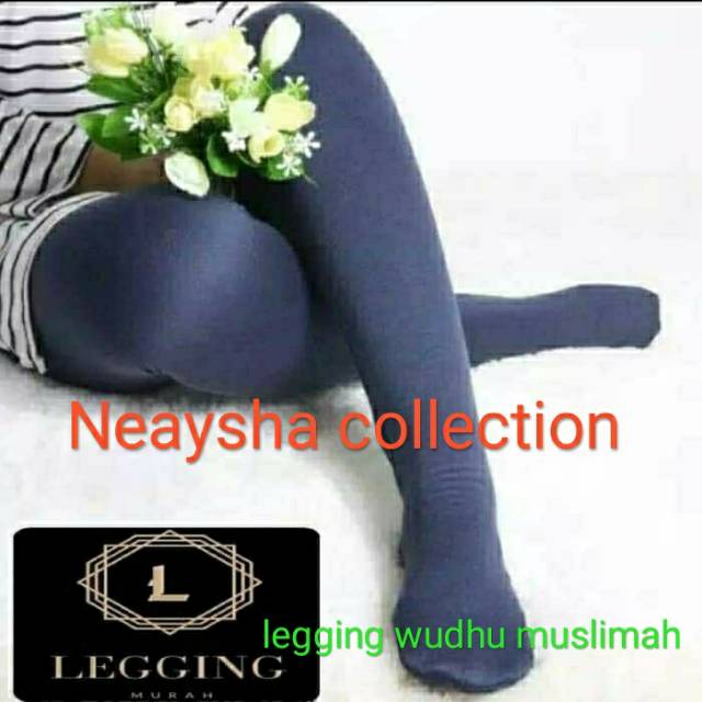 Legging wudhu muslimah Neaysha collection termurah kwalitas premium.