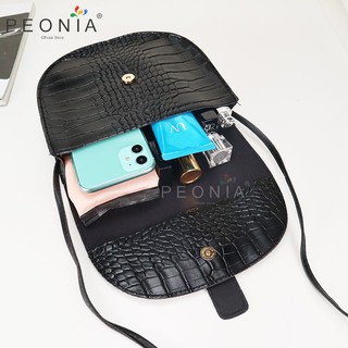 Peonia Tas  Selempang  Wanita Import Sling Bag Hp Kecil 