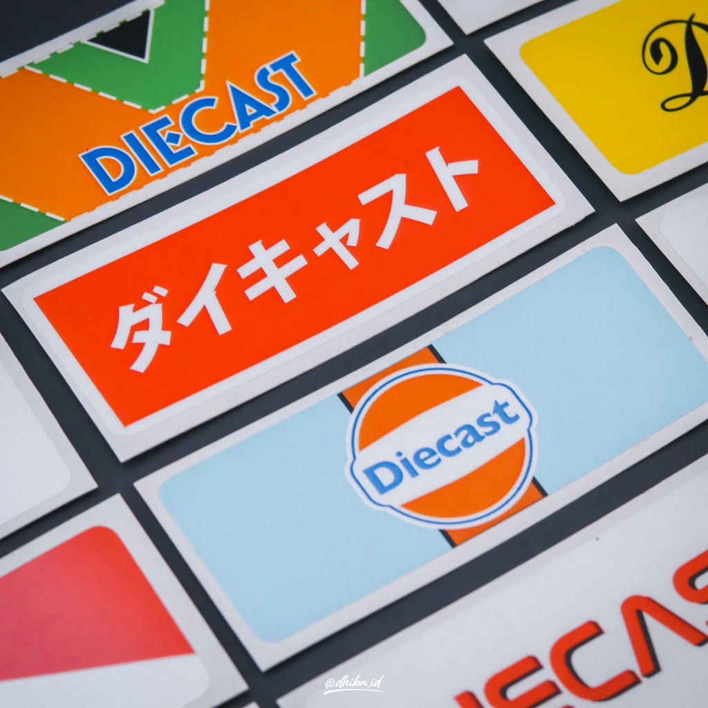 

Sticker Stiker Lucu Buku Mainan Keren Diecast Mobil mobilan