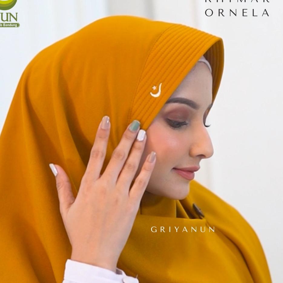 Tren Kekinian.. Jilbab Ornela ORI NUN JILBAB/ jilbab instan / kerudung instan / kerudung pet antem /