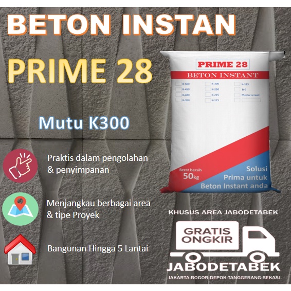 Beton Instan PRIME 28 K300 [Minimal 20 zak]