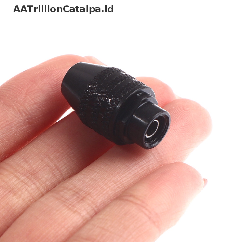 (Aatrillioncatalpa) Bor Chuck Mini Tanpa Kunci 0.3-3.4mm M7