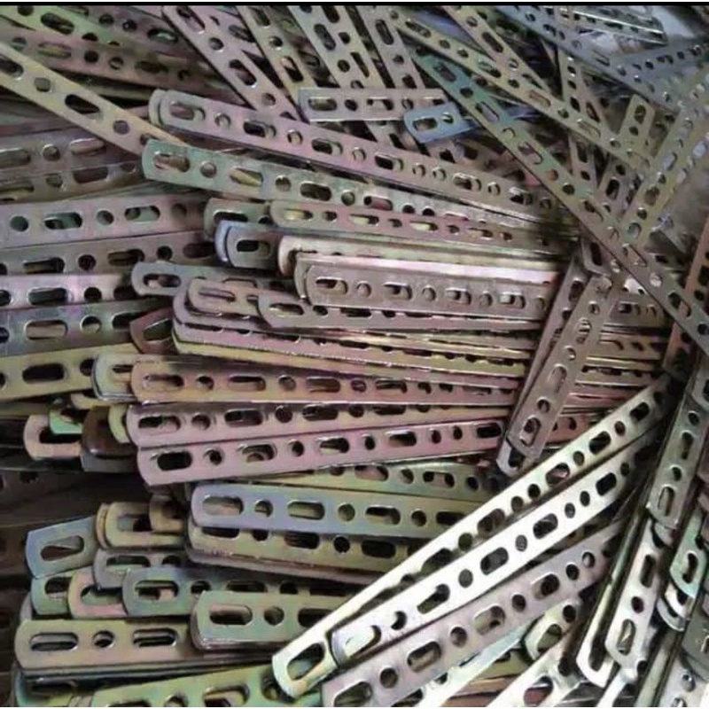 BREKET PLAT BOLONG BESI TEBAL 2MM