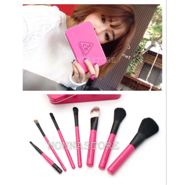 3CE BARBAPAPA Set Kuas Make Up