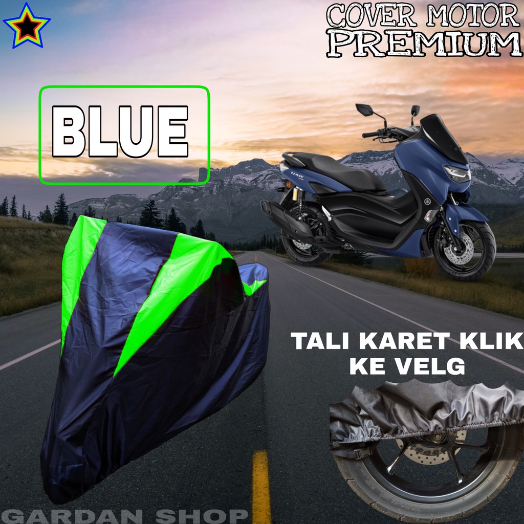 Sarung Motor NMAX Hitam HIJAU Body Cover Penutup Pelindung Motor Nmax PREMIUM