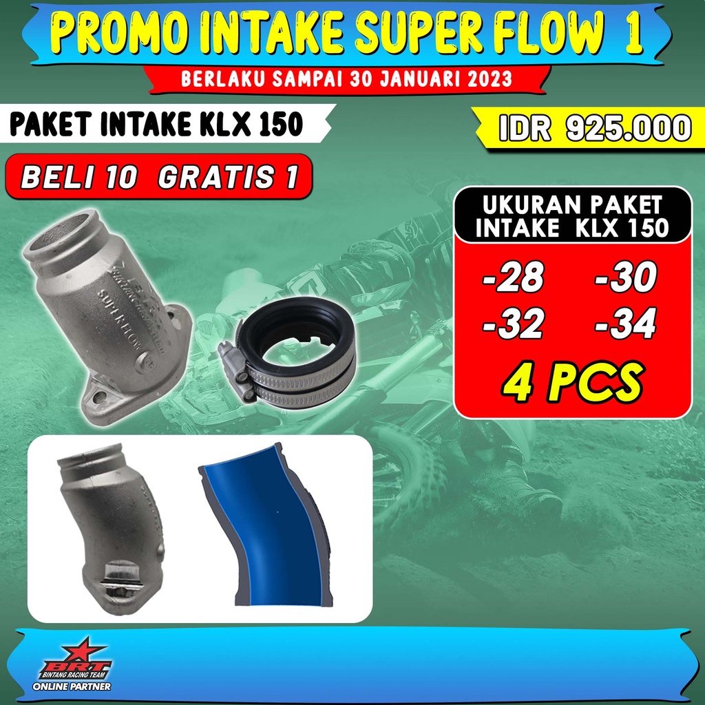 paket intake klx 150 brt