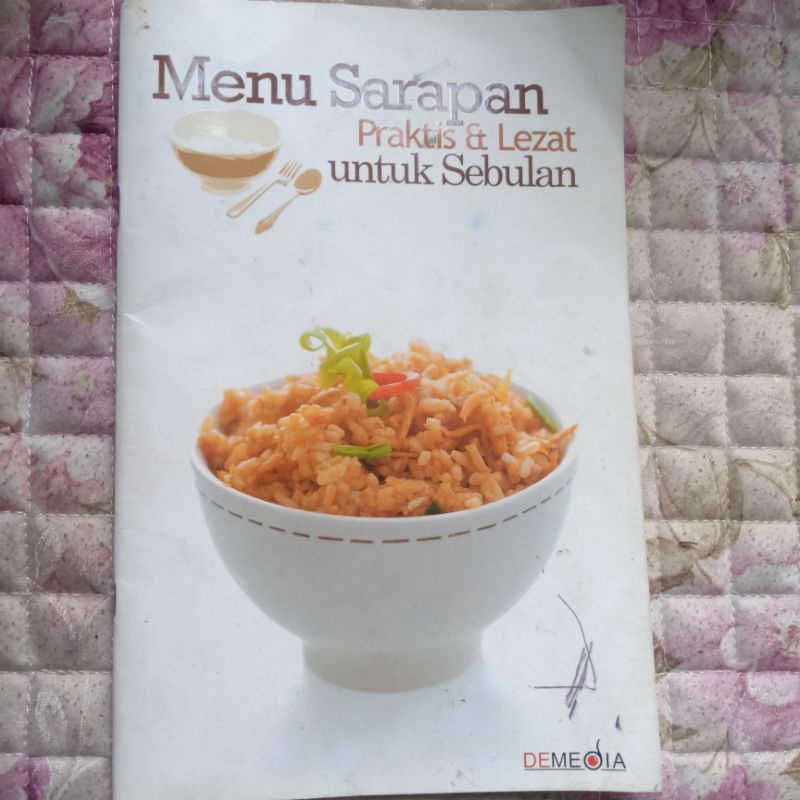 preloved buku menu sarapan