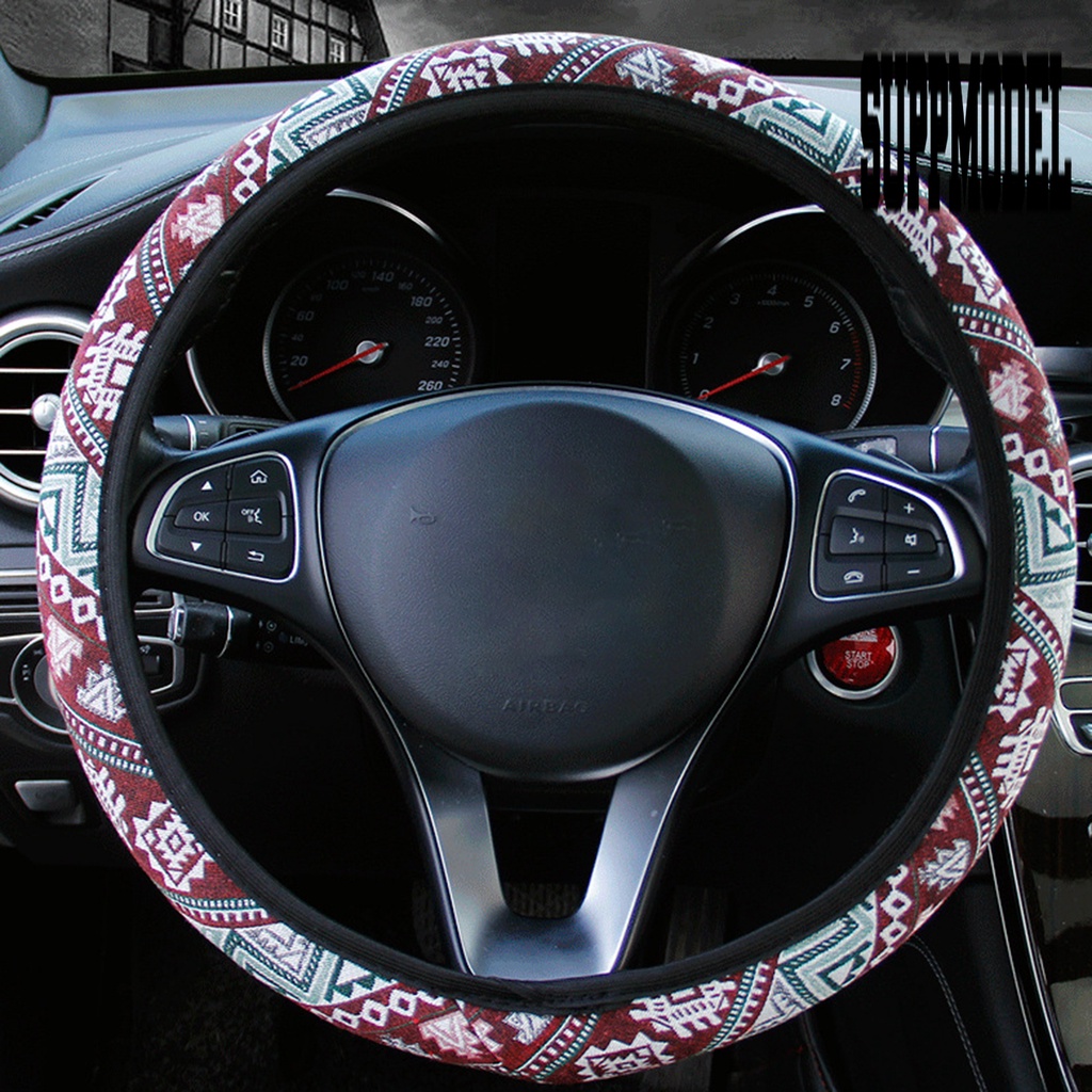 Cover Setir Mobil Bahan Linen Breathable Anti Keringat