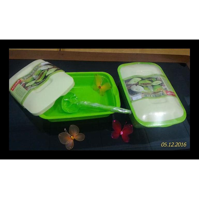 ASVITA EMERALD TEMPAT SAYUR BESEK IRUS SOP SALAD BUAH KOTAK PRASMANAN BERKUALITAS