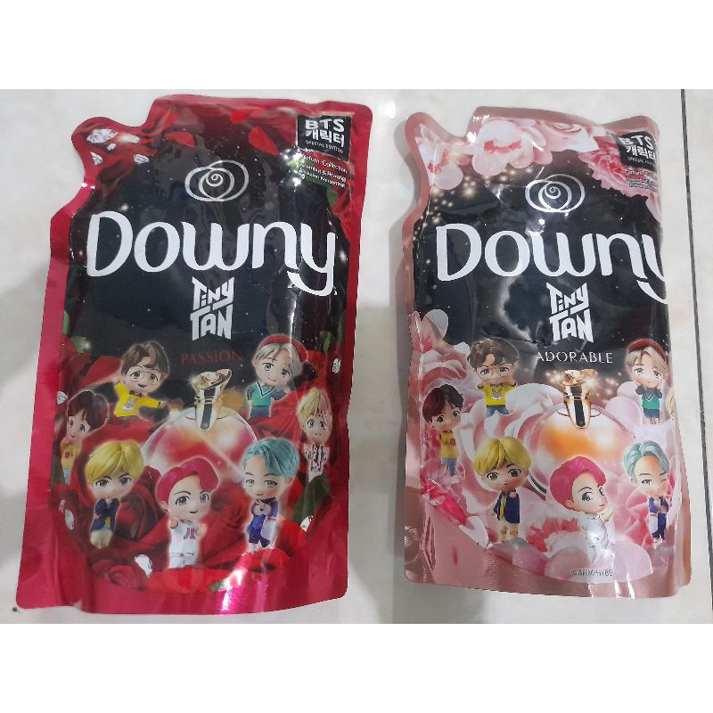 Termurah || DOWNY PASSION TINYTAN EDISI BTS| DOWNY PEWANGI DAN PELRMBUT PAKAIAN 650 ML