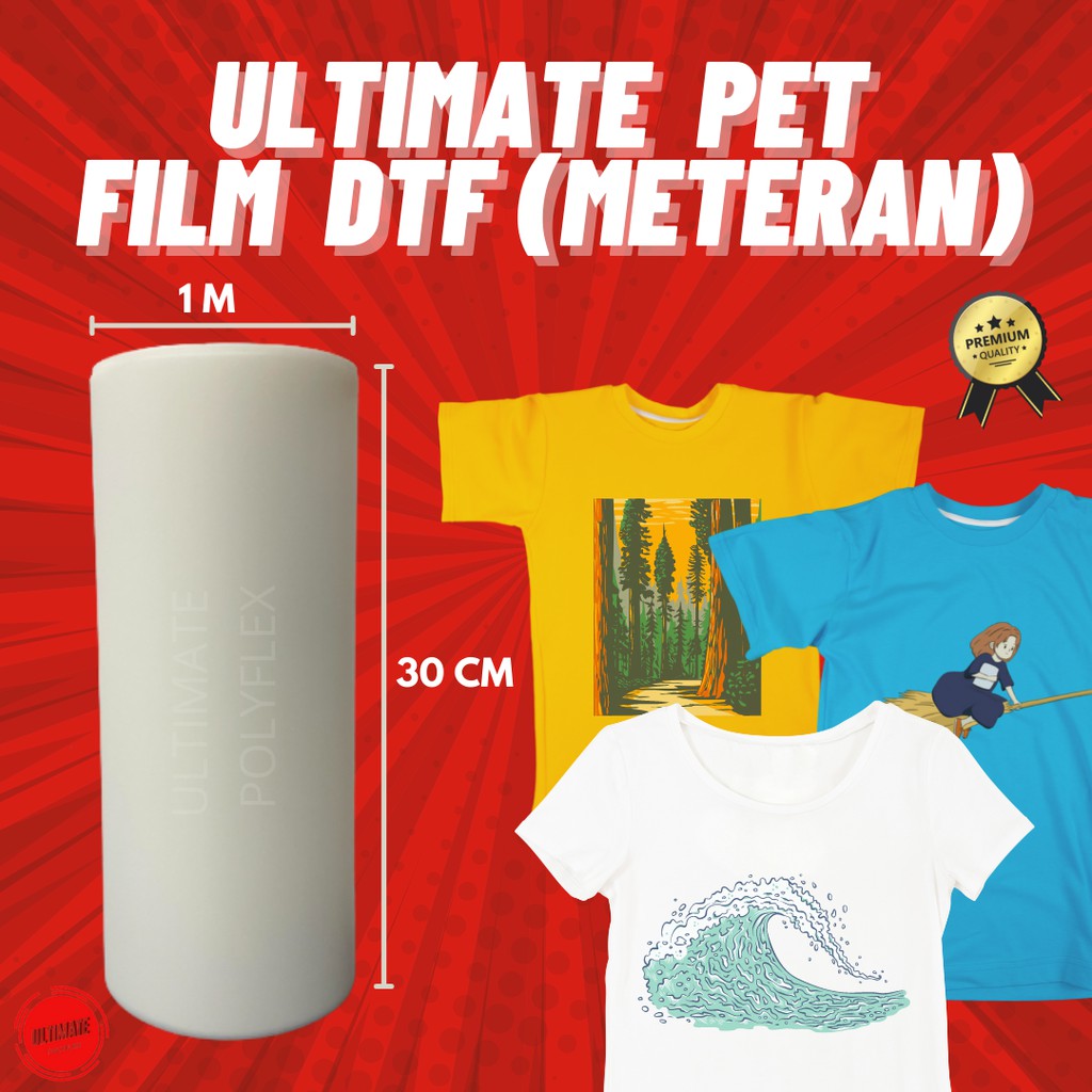 

PET FILM DTF 30 CM x 10 METER PREMIUM QUALITY