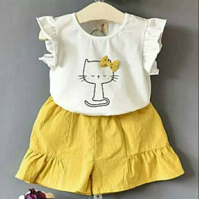 

St CAT YELLOW SPANDEK