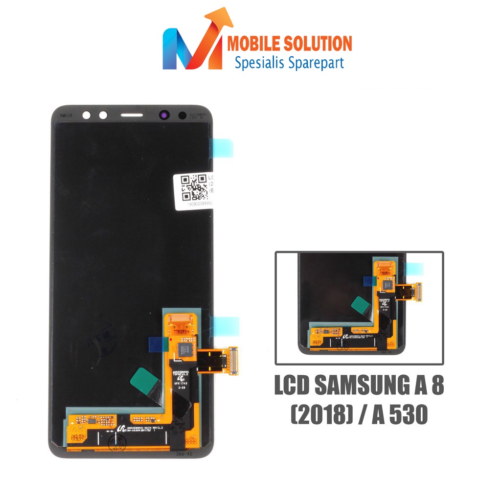 Grosir LCD Samsung A8 A530 2018 OLED 100% Fullset Touchscreen Garansi 1 Bulan + Packing / Bubble