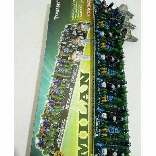 Kit reverb 5 ic  reverberation MILAN 3 Potensio by tunersys