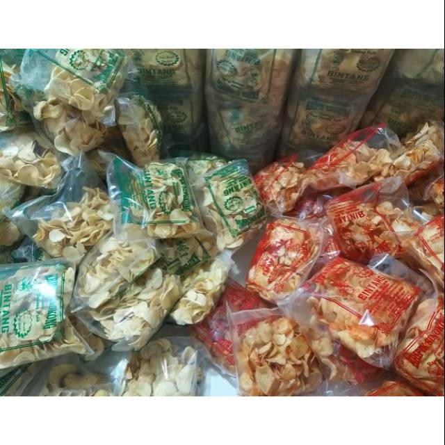 

Kripik singkong bintang 3 pcs
