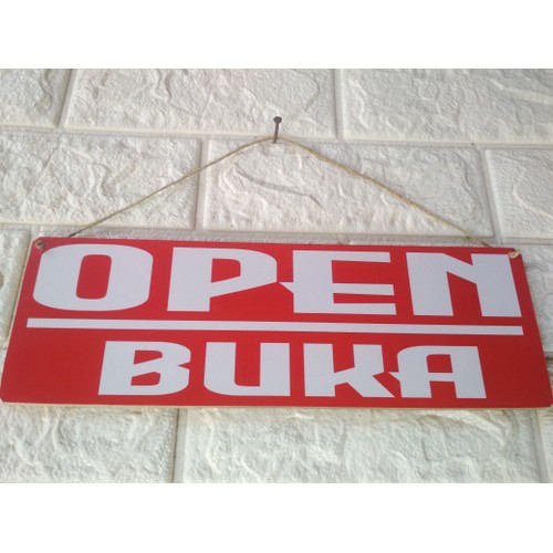 HIASAN DINDING TOKO KAYU MURAH MINIMALIS DIY OPEN CLOSE BOLAK BALIK GANTUNGAN PINTU CAFE UNIK